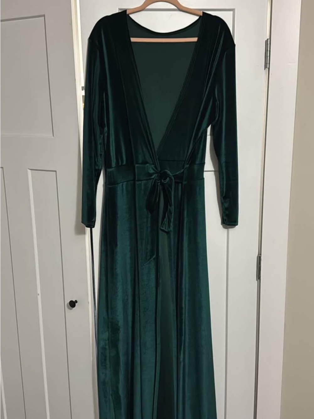 Baltic Born Emerald Green Velvet Maxi Dress